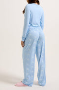Pillow Princess Ls Pyjama Set - Puderblå