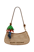 The Summer Woven Charm Shoulder Bag - Natural