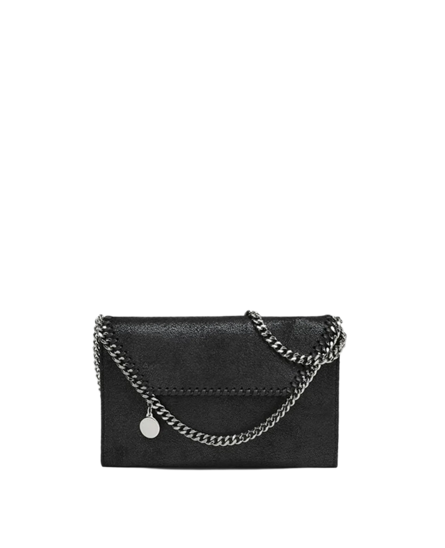 Falabella Wallet Crossbody Bag - Black/Silver