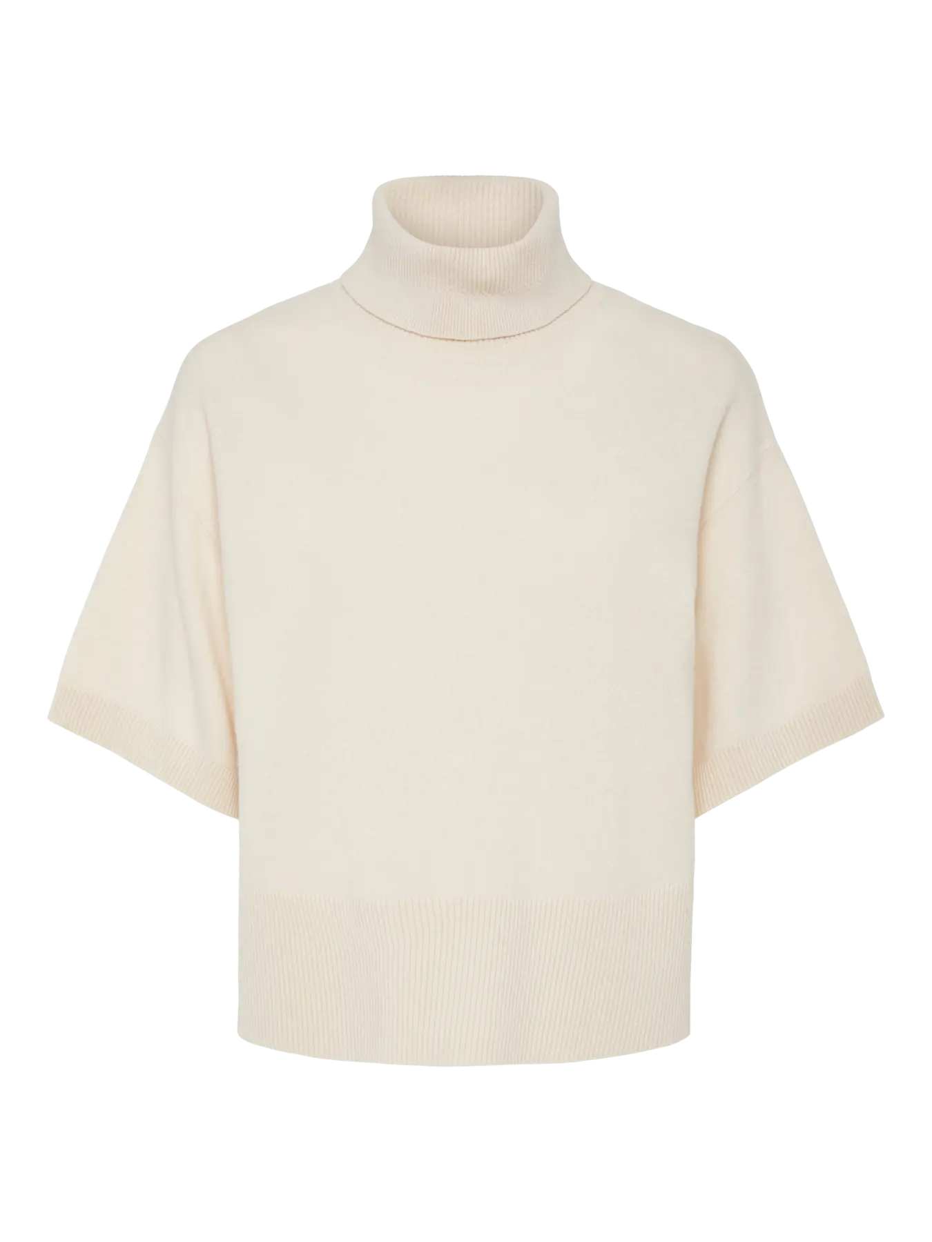 Yasemila 2/4 Wool Knit Pullover S. - Sandshell
