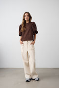 Shelly Blouse - Chocolate