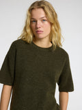 Maline-Liliana 2/4 Knit O-Neck Noos - Kalamata  Melange
