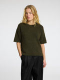 Maline-Liliana 2/4 Knit O-Neck Noos - Kalamata  Melange