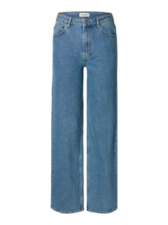 Wide Bea-Kori Light Bl Hw Jeans - Light Blue Denim