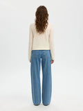 Wide Bea-Kori Light Bl Hw Jeans - Ljusblå Denim