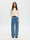 Wide Bea-Kori Light Bl Hw Jeans - Ljusblå Denim