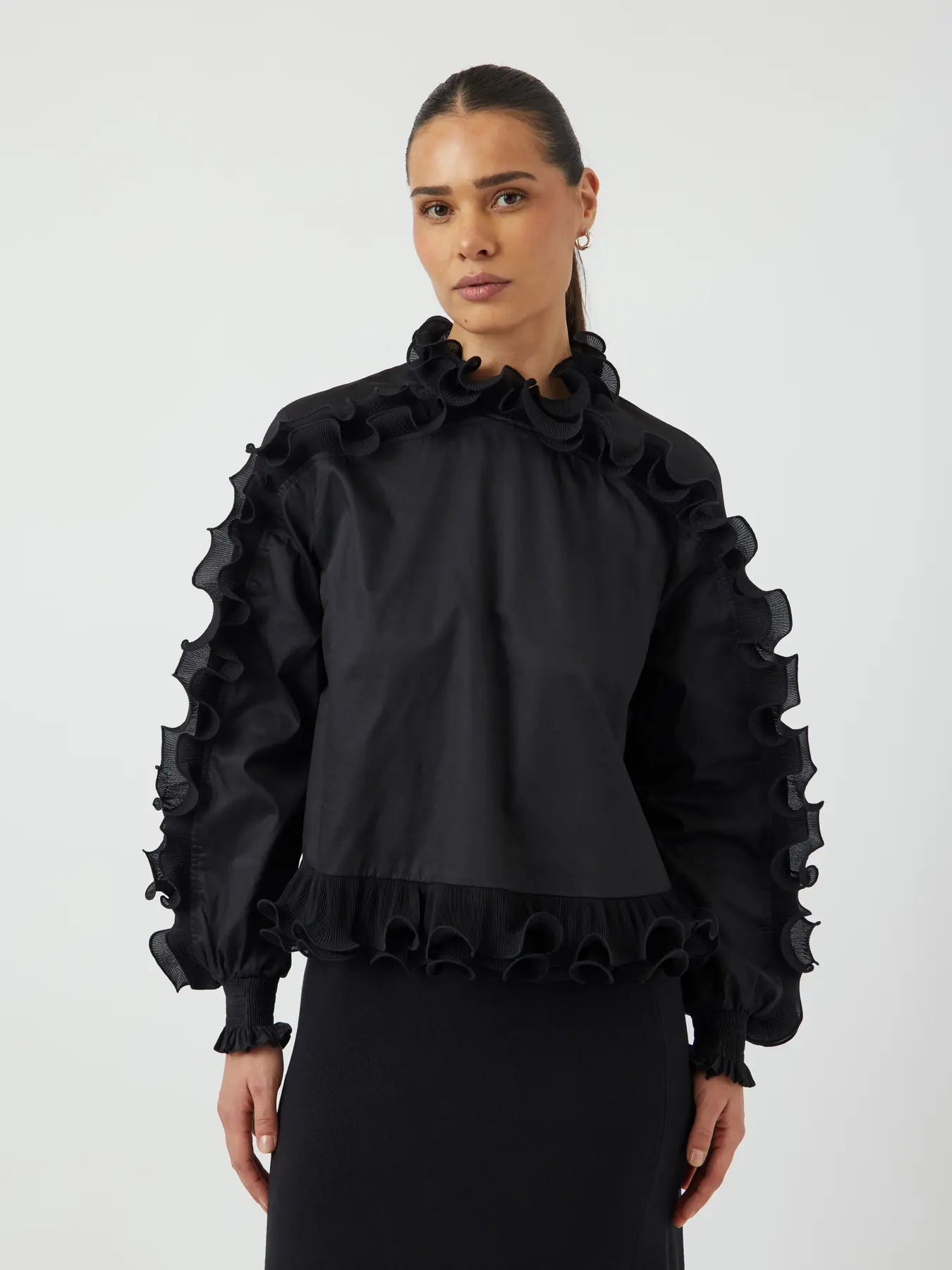 Yasmima Ls Top S. - Black