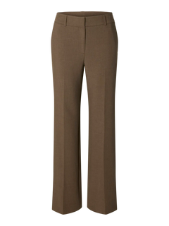 Rita Mw Wide Pant - Chocolate Chip Melange