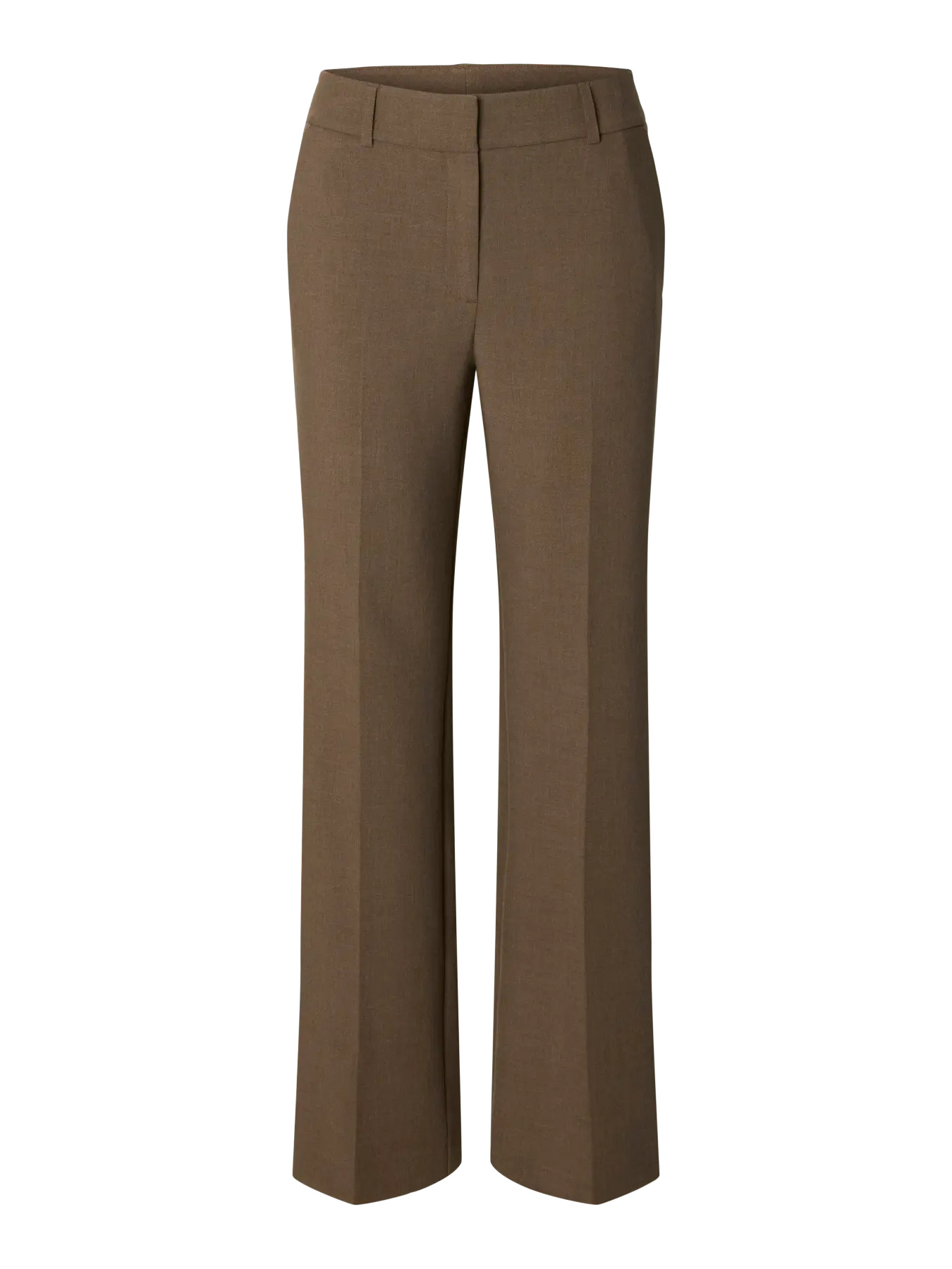 Rita Mw Wide Pant - Chocolate Chip Melange