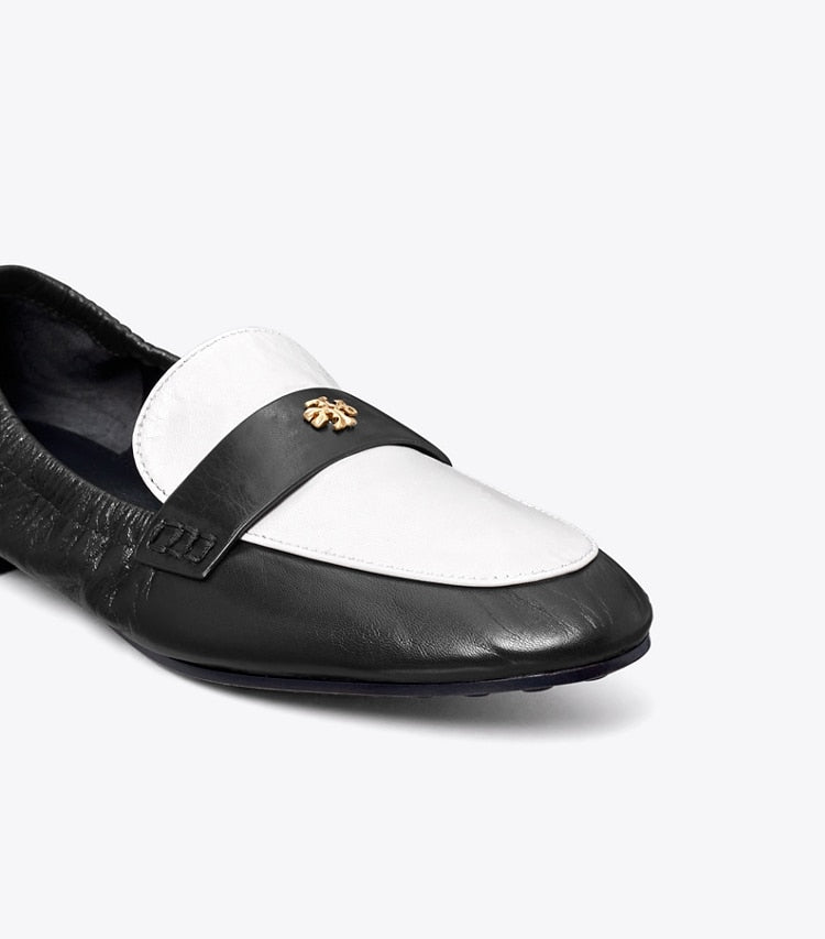 Tory Burch Ballet Loafer - Perfect Black / New Ivory