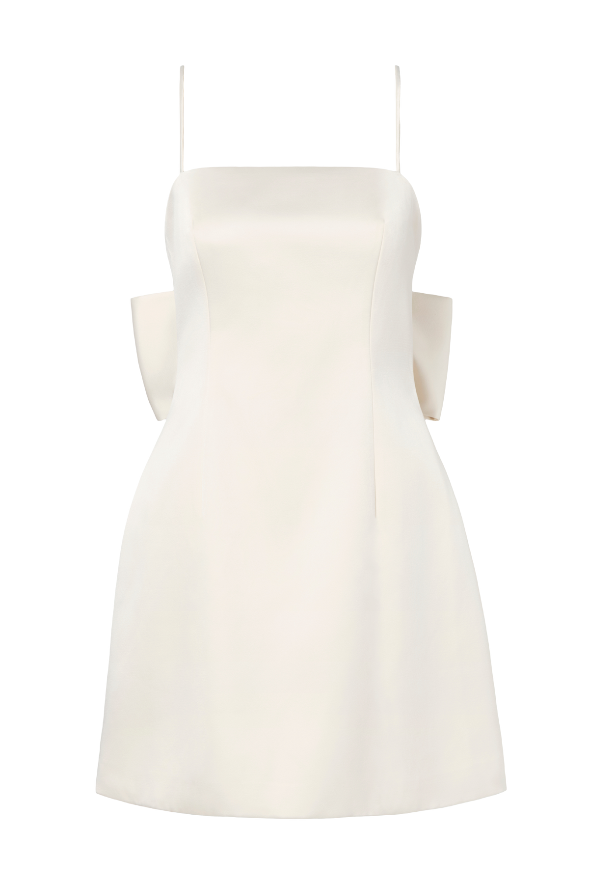 Florinna Slip Bow Mini Dress - Vanilla