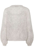 ZeniaGZ Pullover - Ultra Light Grey Mélange