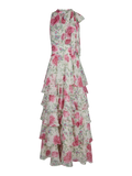 Marli Big Flower Dress - Creme