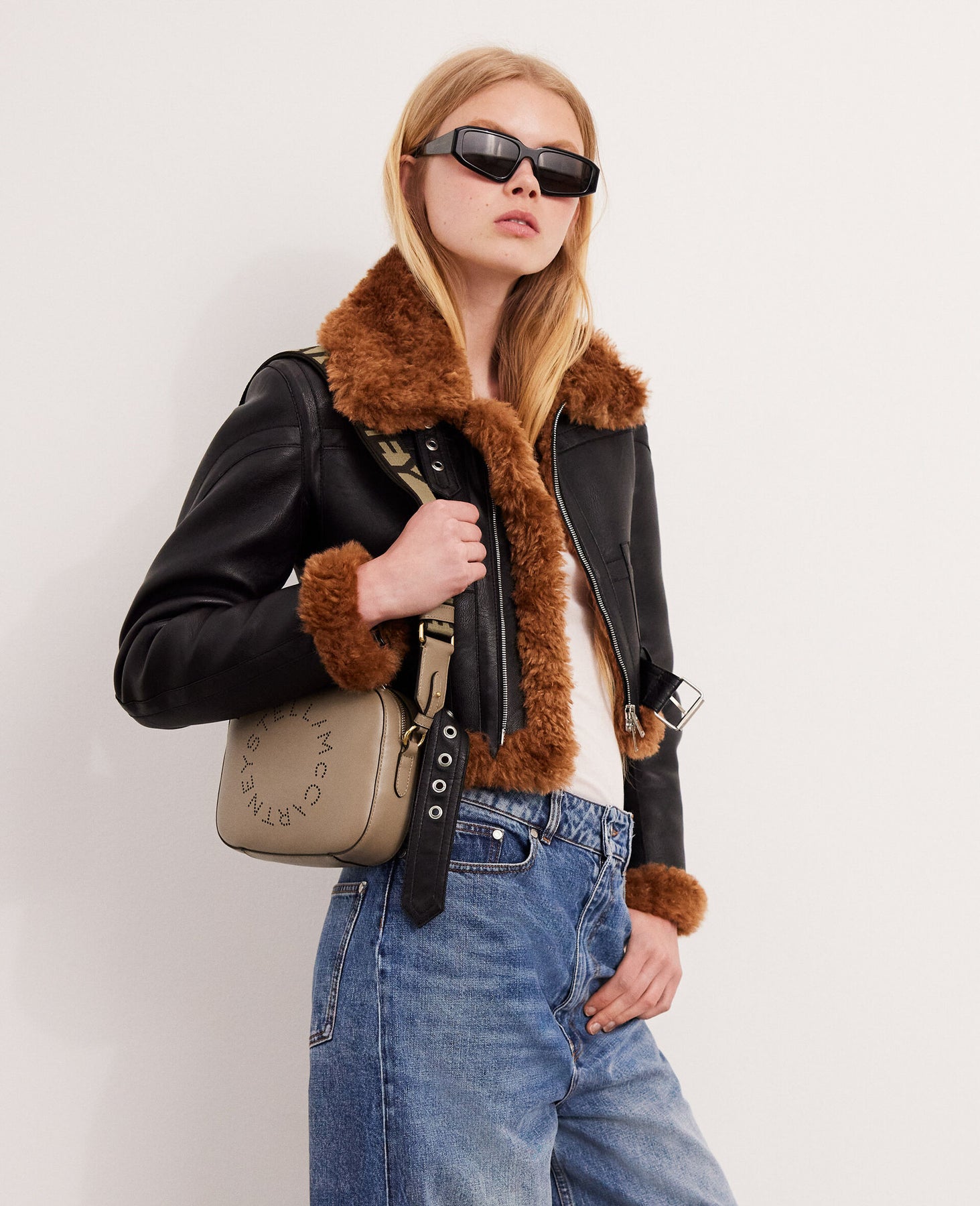 Logo Camera Crossbody Bag - Moss