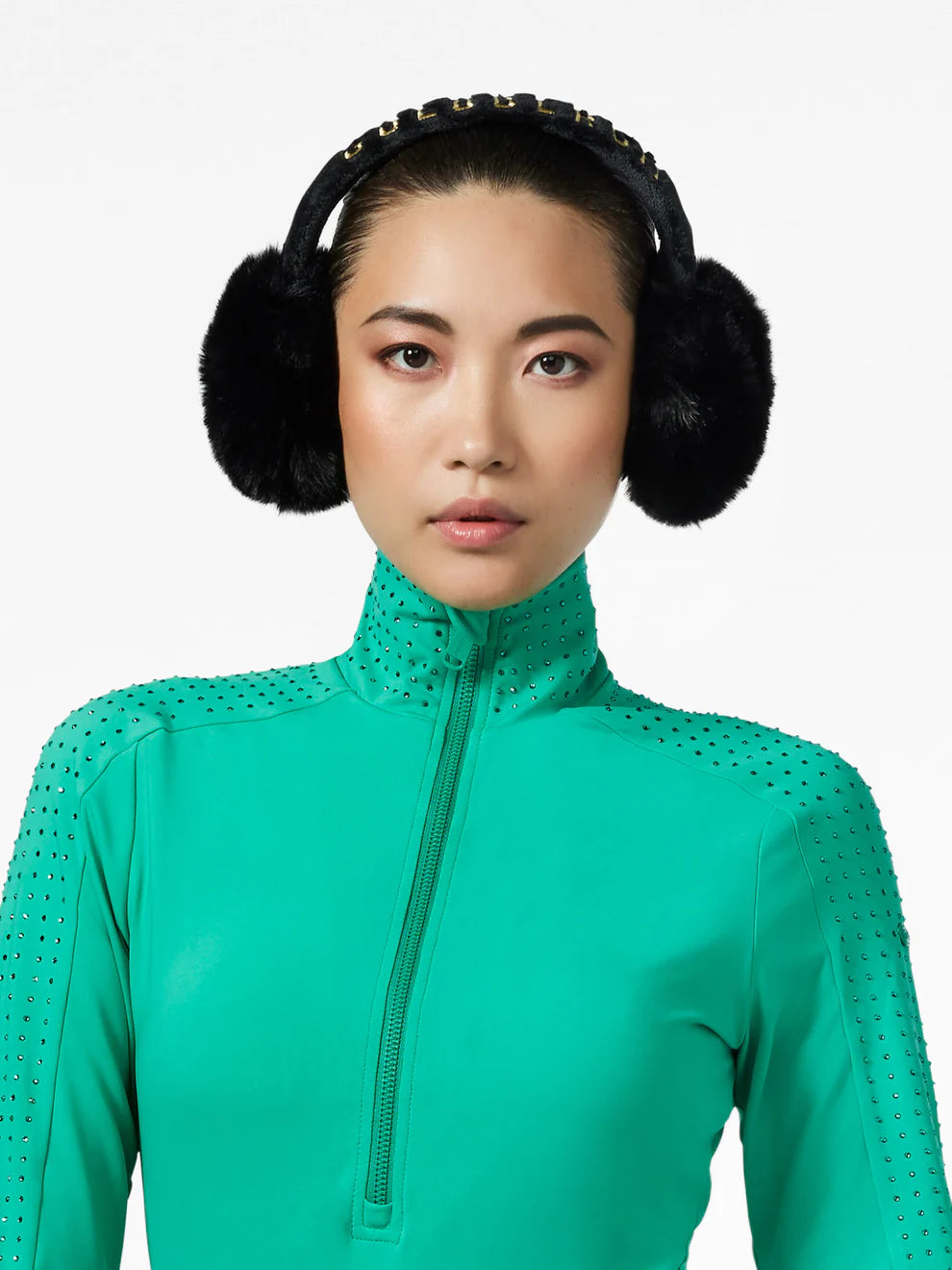 Fluffy Earwarmers - Svart