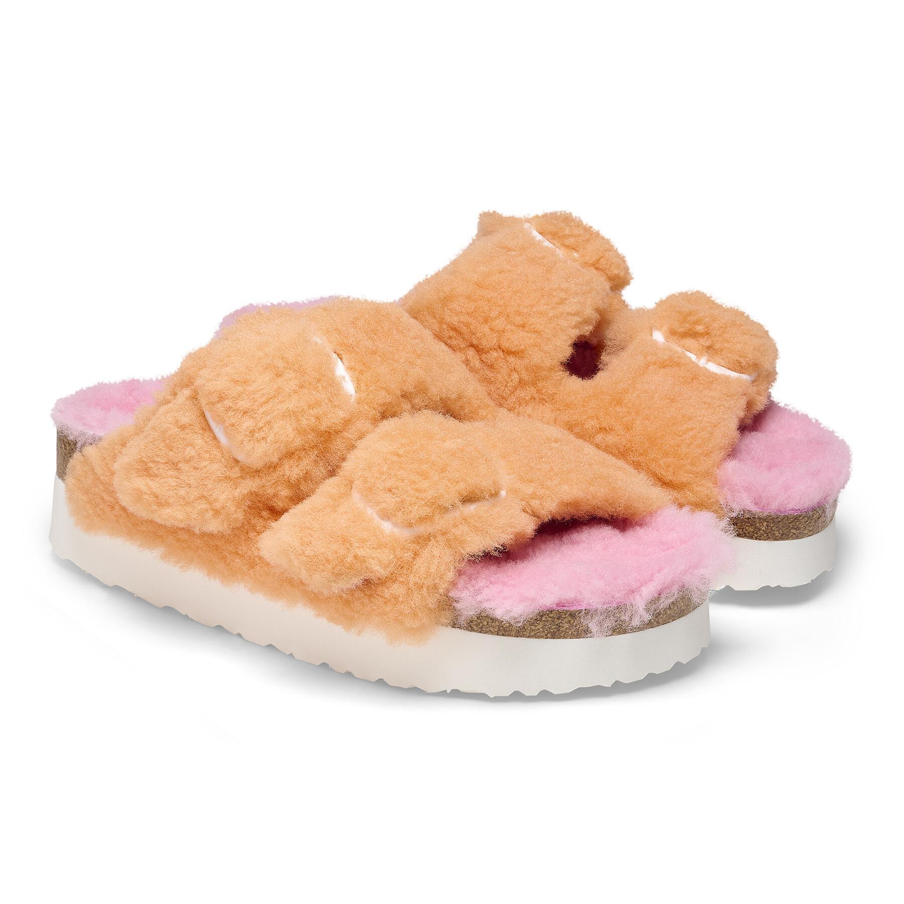 Arizona Big Buckle Papillio Fur Narrow - Papaya/Candy Pink