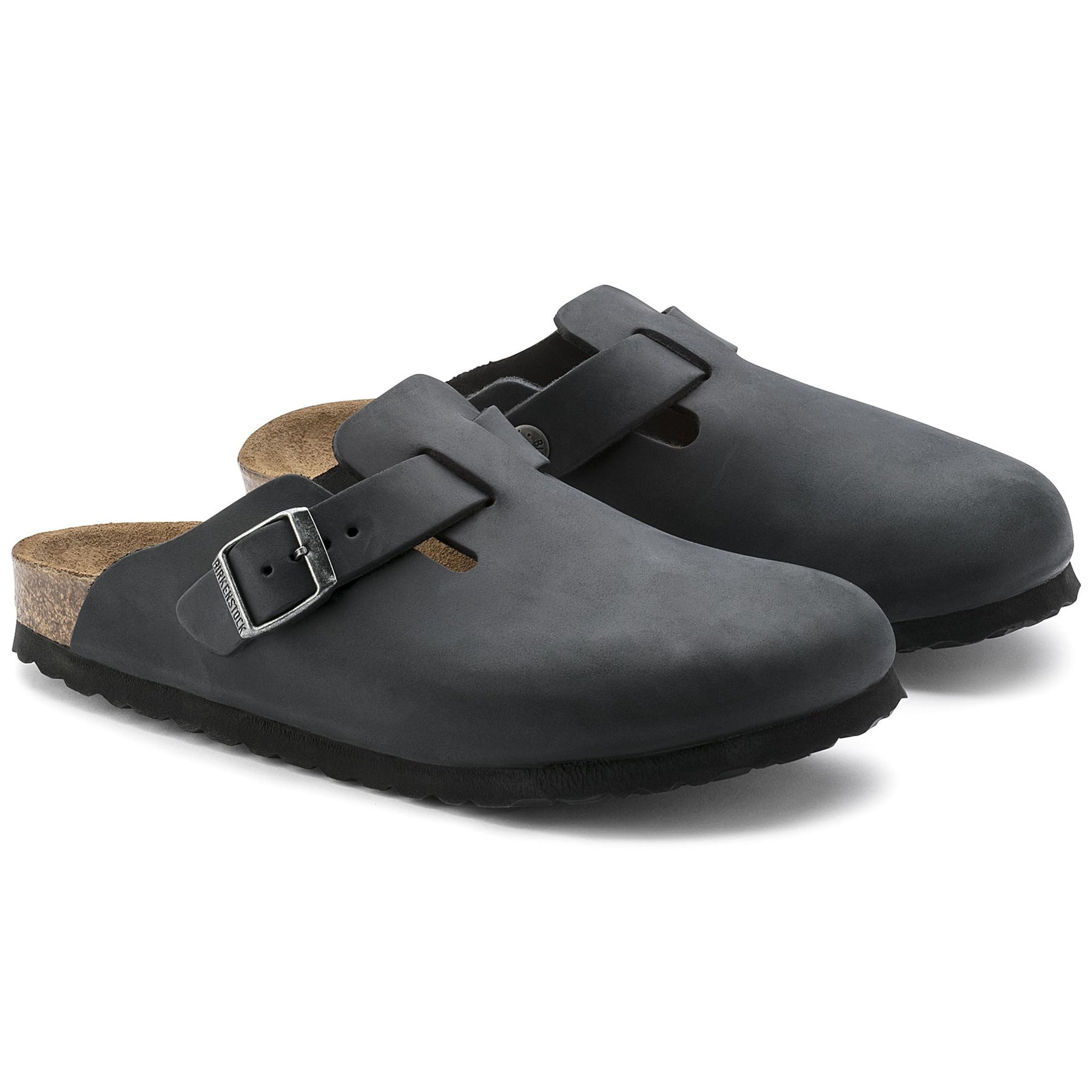 Boston Oiled Leather Regular - Svart