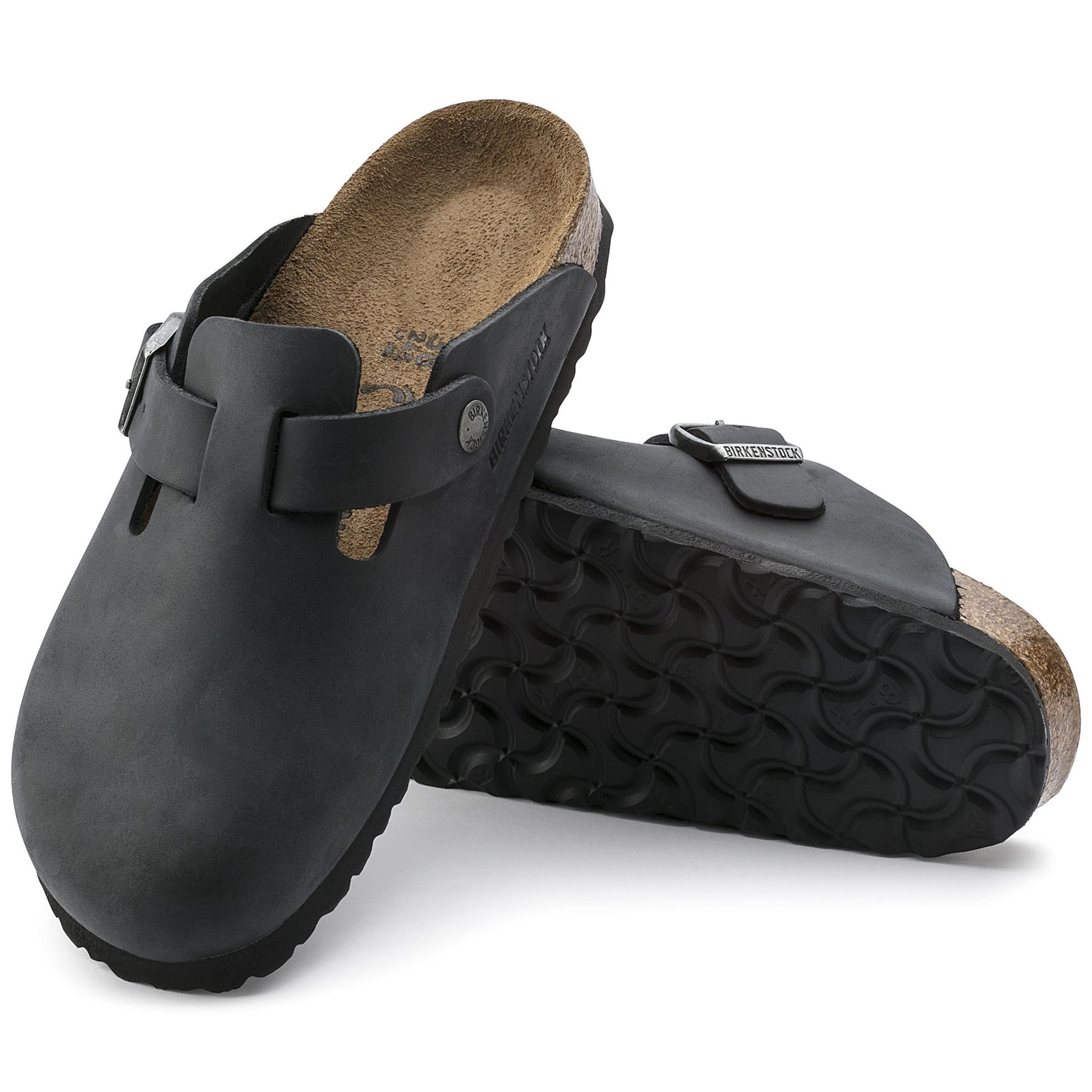 Boston Oiled Leather Regular - Svart