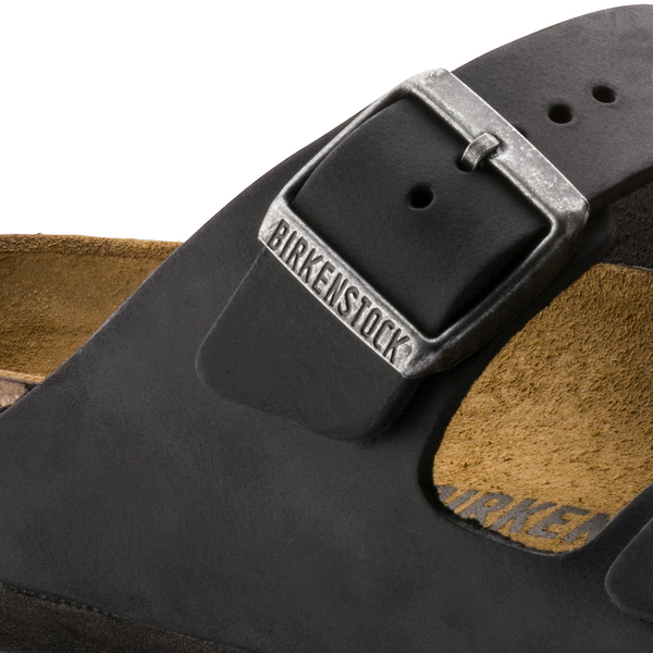 Arizona Oiled Leather Narrow - Black
