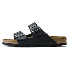 Arizona Soft Footbed Oiled Leather Regular - Black