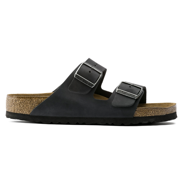 Arizona Soft Footbed Oiled Leather Regular - Black
