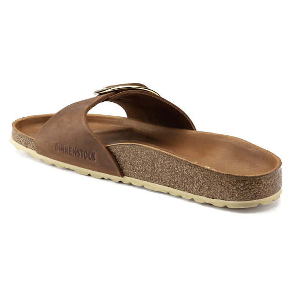 Madrid Oiled Leather Narrow - Cognac