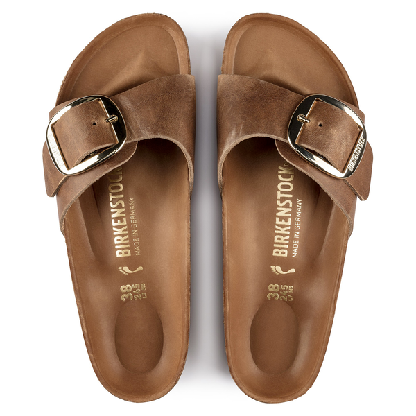 Madrid Oiled Leather Narrow - Cognac