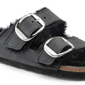 Arizona Big Buckle Oiled Leather Narrow - Black