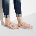 Arizona Shearling Suede Leather Narrow - Light Rose