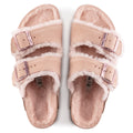 Arizona Shearling Suede Leather Narrow - Light Rose