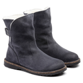 Uppsala Shearling Suede Leather Narrow - Graphite