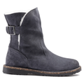 Uppsala Shearling Suede Leather Narrow - Graphite