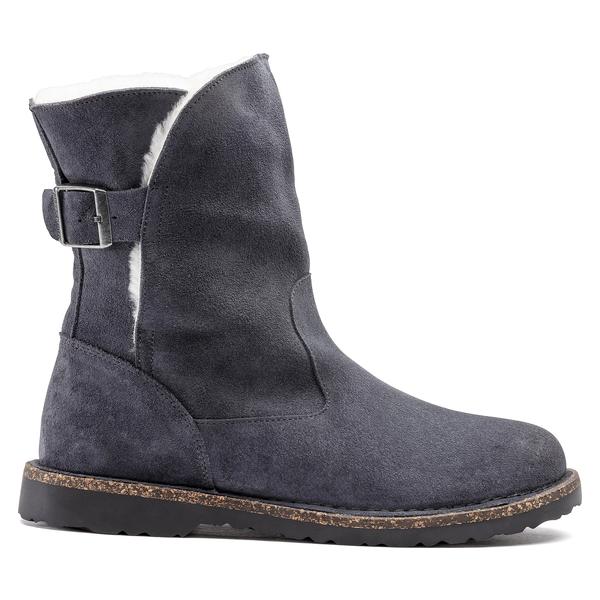 Uppsala Shearling Suede Leather Narrow - Graphite