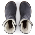 Uppsala Shearling Suede Leather Narrow - Graphite