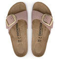 Birkenstock Madrid Big Buckle Nubuck Leather Narrow - Old Rose