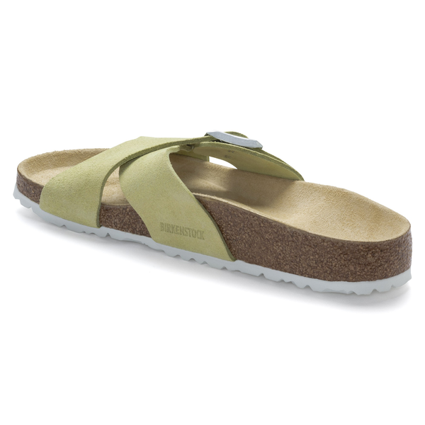 Siena Suede Leather Narrow - Shimmering Popcorn