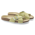 Siena Suede Leather Narrow - Shimmering Popcorn