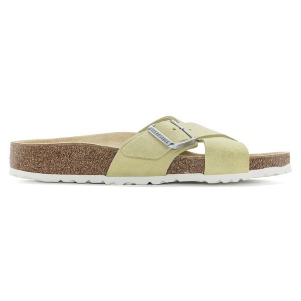 Siena Suede Leather Narrow - Shimmering Popcorn