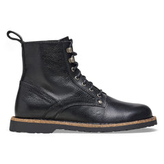 Bryson Grained Natural Leather Narrow - Black