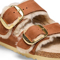 Arizona Big Buckle Oiled Leather Narrow - Cognac