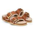 Arizona Big Buckle Oiled Leather Narrow - Cognac