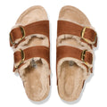 Arizona Big Buckle Oiled Leather Narrow - Cognac