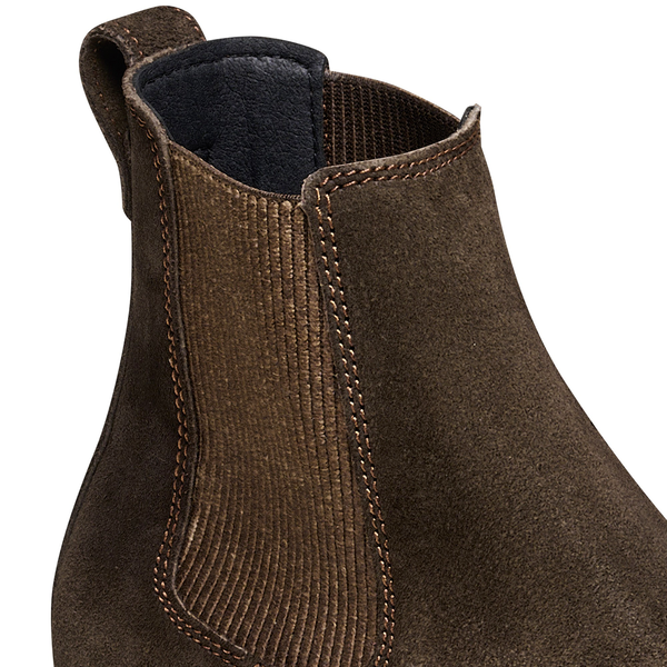 Highwood Slip On Women Suede Leather Narrow - Mocha