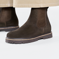 Highwood Slip On Women Suede Leather Narrow - Mocha