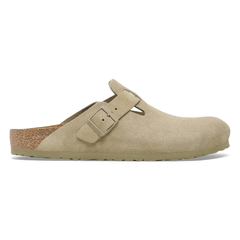 Boston Suede Leather Narrow - Faded Khaki