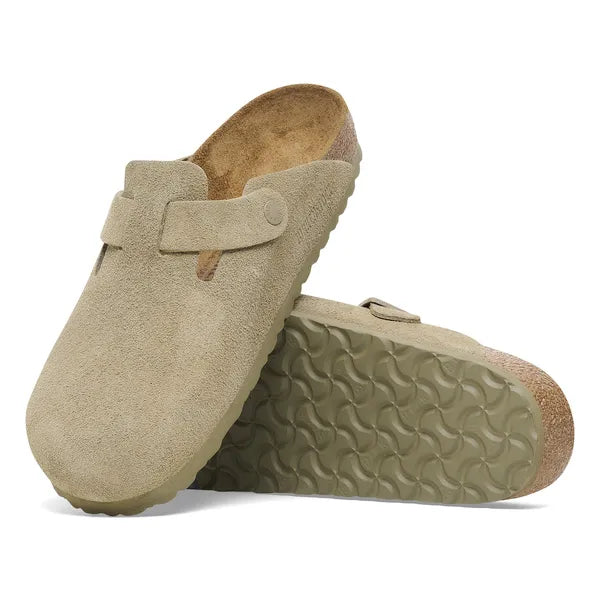 Boston Suede Leather Regular - Faded Khaki