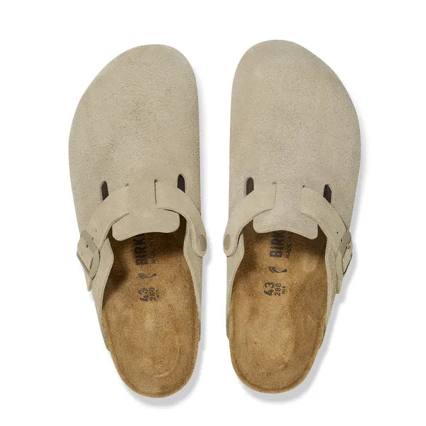 Boston Suede Leather Regular - Faded Khaki