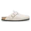 Boston Shearling Suede Leather/Fur Narrow - Antique White
