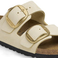 Arizona Big Buckle Nubuck Leather Narrow - Ecru