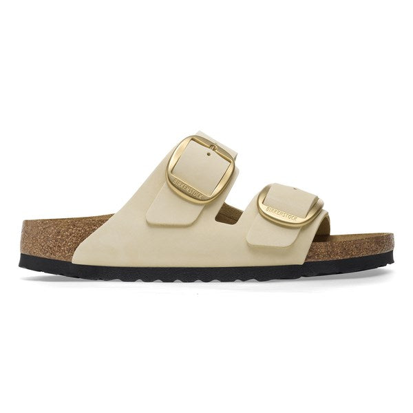 Arizona Big Buckle Nubuck Leather Narrow - Ecru
